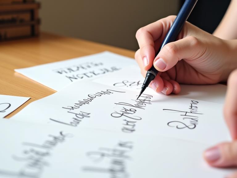 Cours de calligraphie débutant